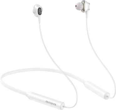 Aiwa Auriculares Bluetooth ESTBT-450BK (In Ear - Microfone - Branco)