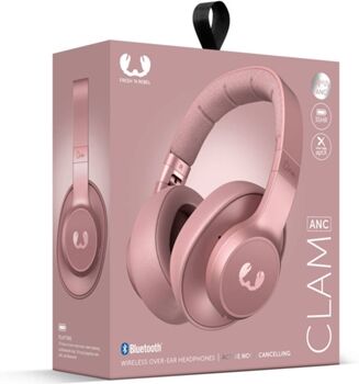 Fresh 'N Rebel Auscultadores Bluetooth FRESH & REBEL Clam Amc (Over Ear - Rosa)