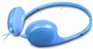 Sbs Auscultadores stereo com microfone e on/off azul