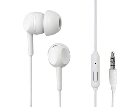 Thomson Auriculares Com fio EAR3005 (In Ear - Microfone - Branco)