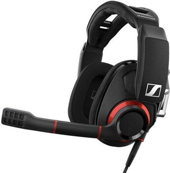 Sennheiser Auscultadores Gaming com fio Gsp 500 (Over Ear - Com Microfone - Preto)