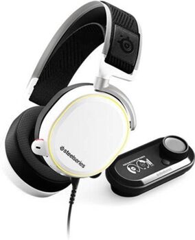 Steelseries Auscultadores Gaming Arctis Pro GameDac (Com fio - Com Microfone - RGB - Branco)