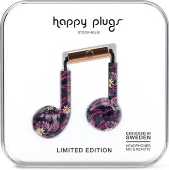 Happy Plugs Auriculares com Fio Plus Hawaiian (In Ear - Microfone)