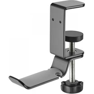 Maxmount Clamp-On Headset Stand - Universell Hörlurshållare - Svart