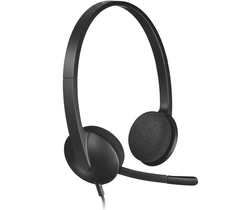 Logitech H340 Usb Computer Headset, Black