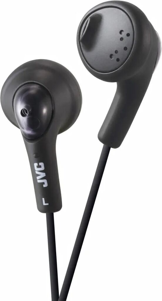 JVC Hörlur F160 Gumy Bass-boost In-ear Svart