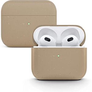 Woodcessories - Sustainable, antibacterial AirPods 3 case beige, AirPods 3 case beige - BioCase taupe beige