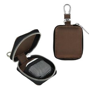 kwmobile Headphone Case Compatible With Apple Airpods 1/2 / 3 / Pro 1 / Pro 2 - Synthetic Leather 5 x 5 cm - Brown