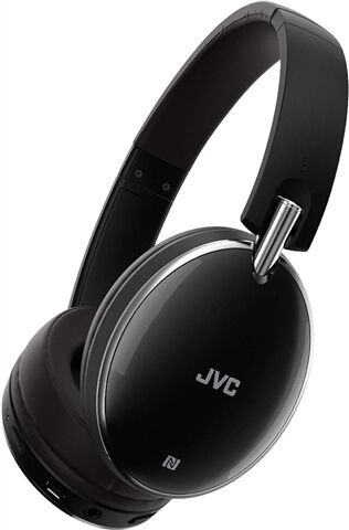 Refurbished: JVC HA-S90BN Bluetooth Over ear Headphones - Matte Black, B