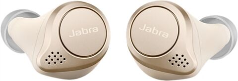 Refurbished: Jabra Elite 75T True Wireless Earbuds - Gold Beige, B