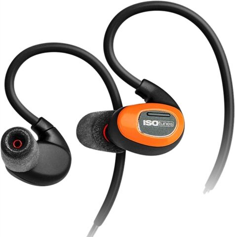 Refurbished: ISOtunes PRO Bluetooth In-Ear Headphones - Safety Orange, A