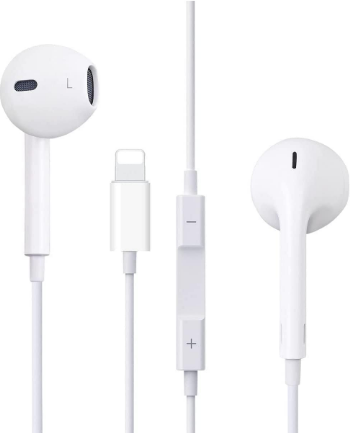 HiFi Stereo Earphones for iPhone Noise-Canceling Wired Headphones for iPhone 14/13/12/11/SE/XS Max/XR/X/8/7 Plus