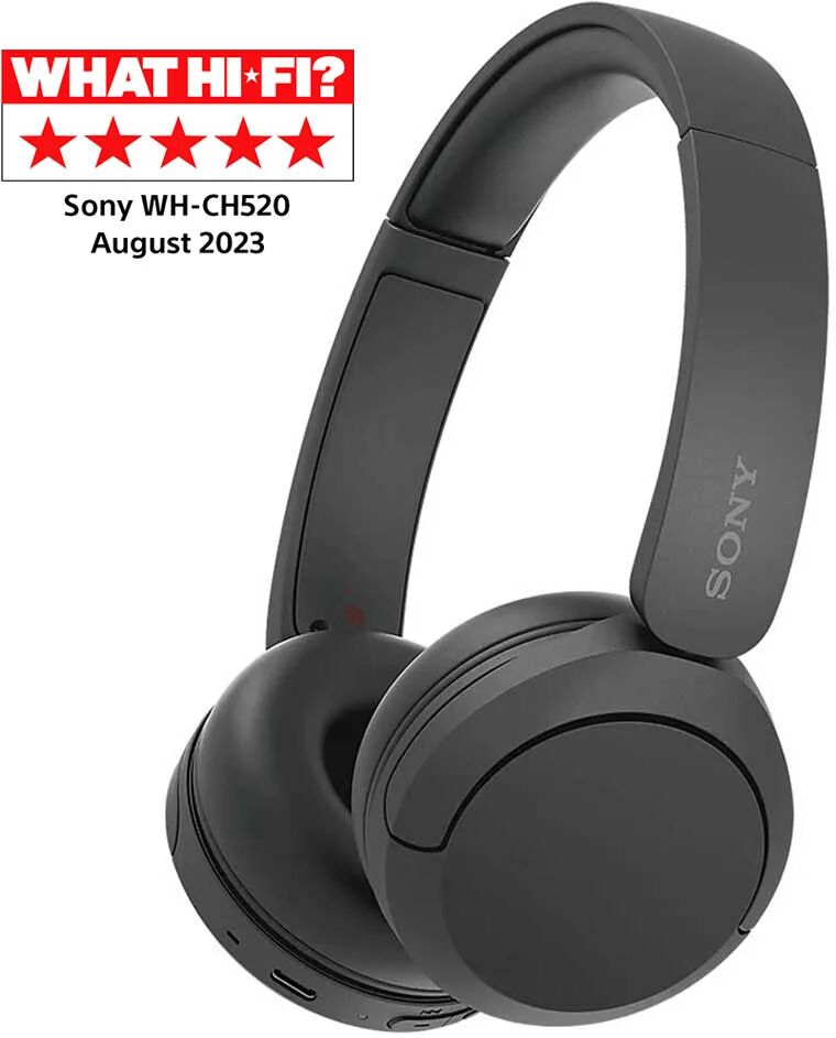 Sony WHCH520B Wireless Headphones - Black