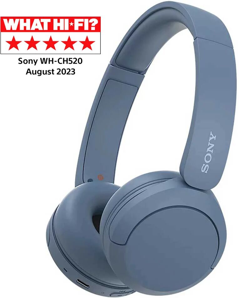 Sony WHCH520L Wireless Headphones - Blue