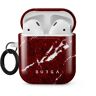 BURGA Iconic Red Ruby - Marble Airpod Case