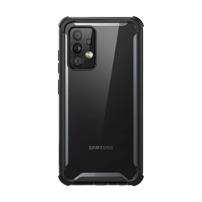 i-Blason Galaxy A72 Ares Clear Rugged Case - Black