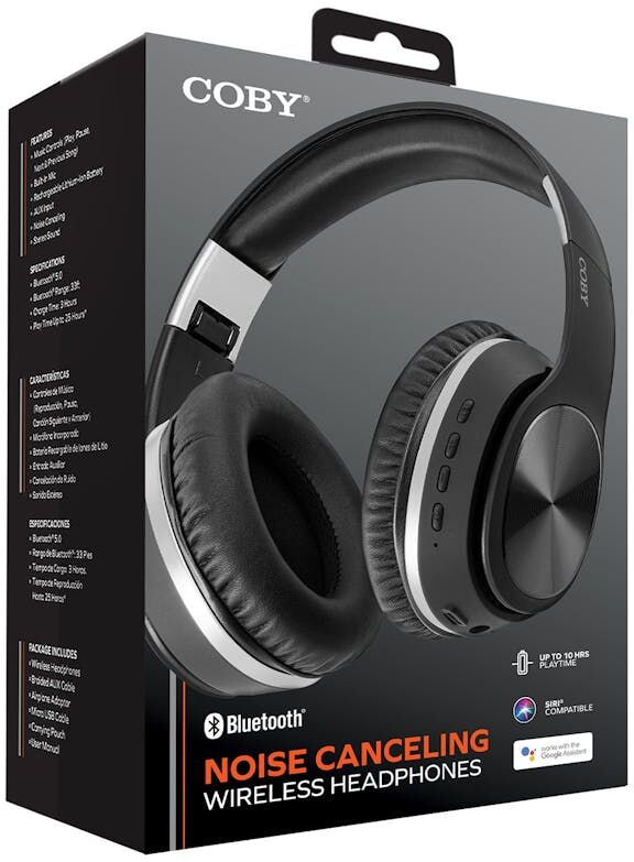 Noise Canceling Wireless Headphones - Black