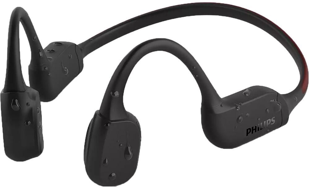 Philips Open-Ear Wireless Sports Headphones - Black - Black