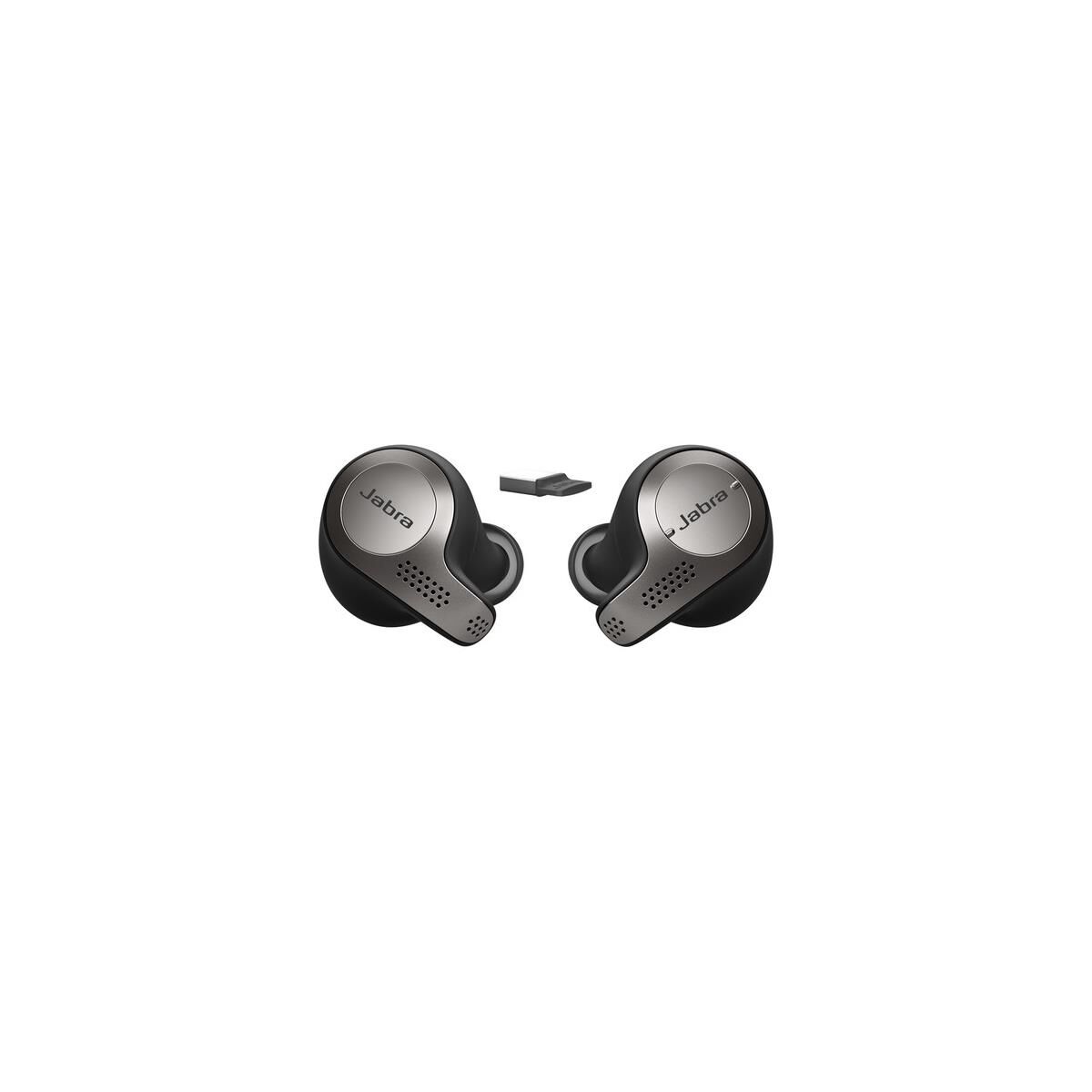 Jabra Evolve 65t MS Wireless Earbuds with Link 370 USB Adapter