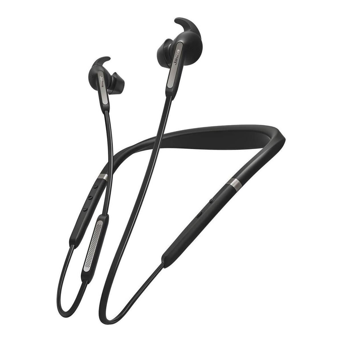 Jabra Elite 65e Wireless In-Ear Headphones with Mic, Titanium Black