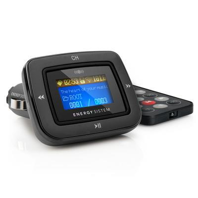 Energy Sistem Car MP3 1100 trasmettitore FM 87,5 - 108 MHz Cablato Nero