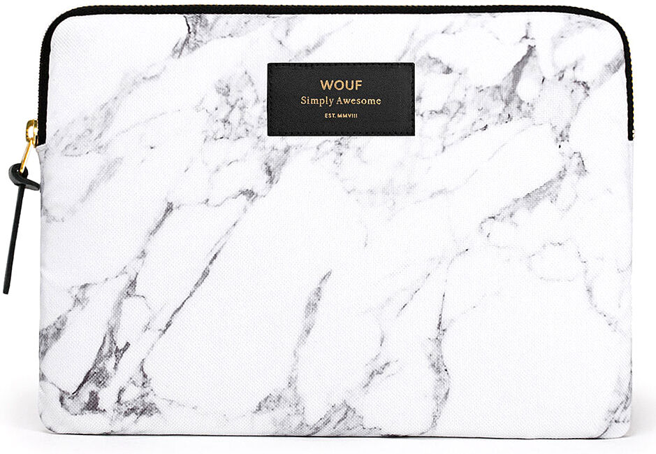 Wouf Tablet sleeves White Marble Ipad Wit