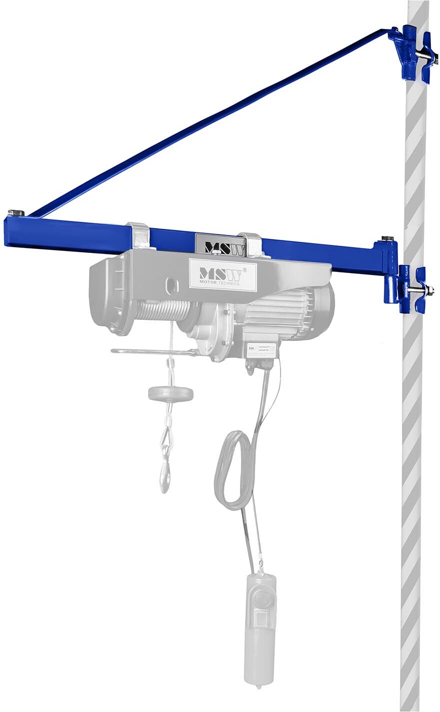 MSW Zwenkarm voor kabellier - 600 kg 10060011