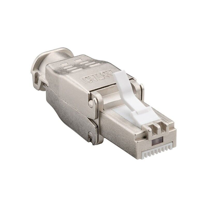 Goobay CAT6A RJ45 Stekker plug afgeschermd met LSA strook (zonder gereedschap)