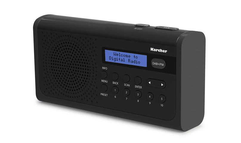 Karcher AG DAB 2405 radio Personale Analogico e digitale Nero