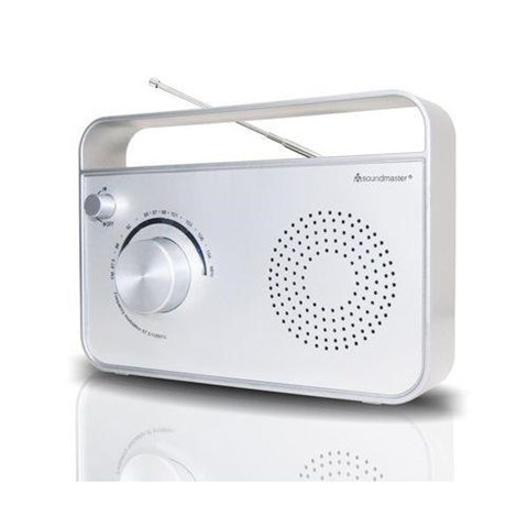 Soundmaster TR420 radio Portatile Digitale Argento, Bianco