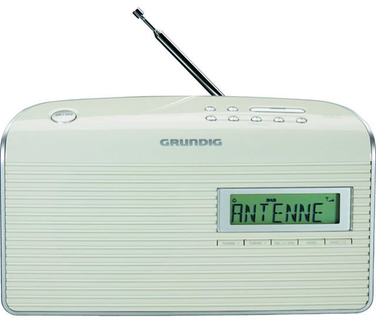 Grundig Music WS 7000 DAB+ Portatile Analogico e digitale Argento, Bianco radio