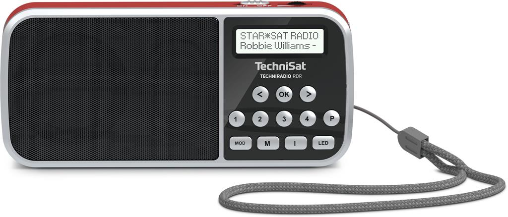 TechniSat 0000/3922 radio Portatile Digitale Rosso