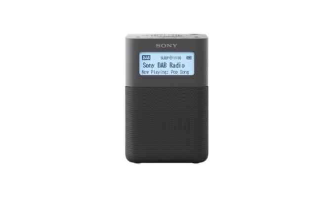 Sony XDR-V20D radiosveglia digitale portatile, con DAB,FM, 87.5 - 108 MHz, 174.928 - 239.2 MHz, Auto tuning, nero