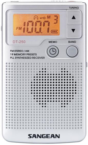 Sangean DT-250 Argento ricevitore radio