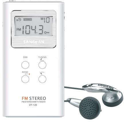 Sangean DT-120 Portatile Digitale Bianco radio