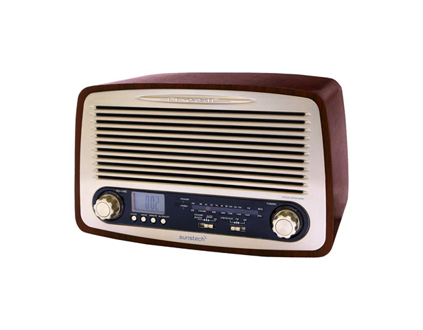 Sunstech RPR4000 radio Personale Analogico Legno