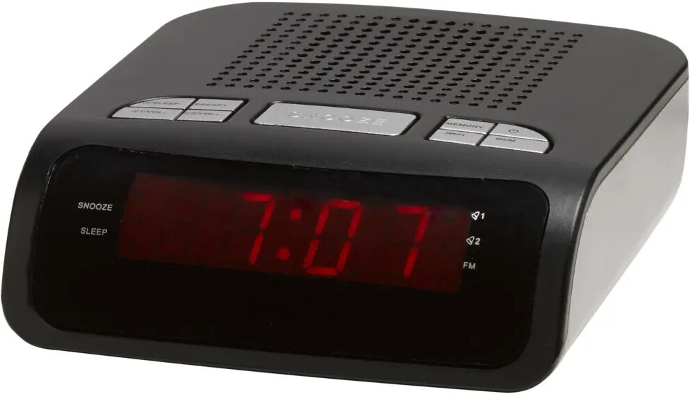 Denver clockradio med FM-radio