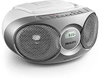 Philips Boombox (CD/FM) Sølv - AZ215S