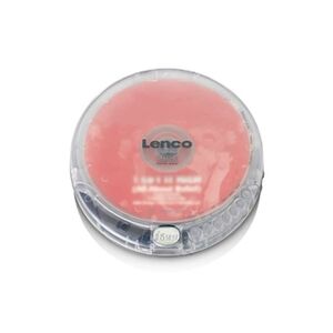 Lenco Lecteur CD portable avec fonction de rechargement CD-012TR Transparent - Publicité