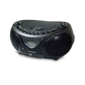 Metronic 477135 Radio / Lecteur CD / MP3 Portable Bluetooth avec Port USB Noir - Publicité