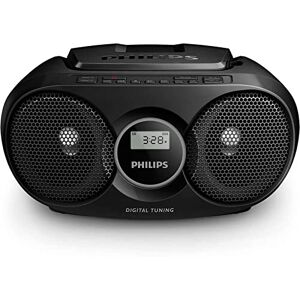 Lecteur CD Portable/Radio FM, Dynamic Bass Boost, Entrée Audio/Radio CD Philips AZ215B/12 Noir - Publicité