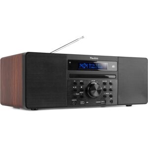 Audizio Prato Systeme de musique tout-en-un CD/DAB+ Bois - Kits de haut-parleurs