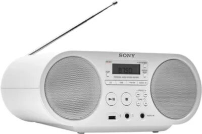 Sony Radio CD SONY ZS-PS50 Blanc
