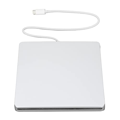 Dilwe Draagbare Externe Dvd-drive, USB C Slanke Externe Cd/dvd +/- Rw-drive, 5 Gb/s Externe Dvd/cd-rom-branderbrander voor Laptop/desktop/Win/Linux/OS