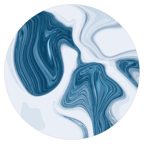 Age Print Panno Feltro Per Giradischi Abstract Liquified Slipmat