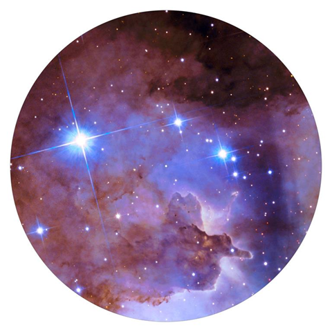 Age Print Panno Feltro Per Giradischi Galaxy Slipmat