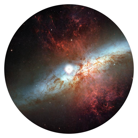 Age Print Panno Feltro Per Giradischi Galaxy Slipmat