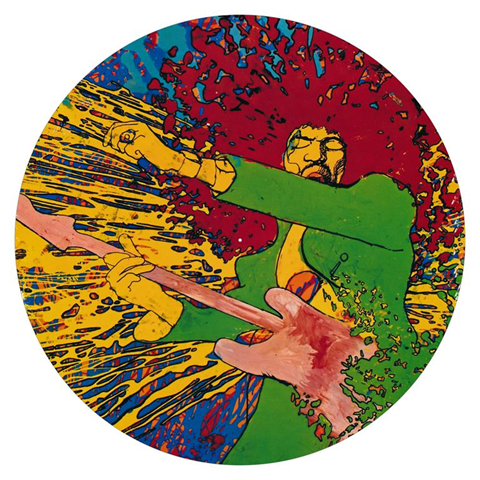 Age Print Panno Feltro Per Giradischi Jimi Hendrix Slipmat