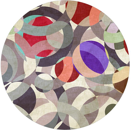 Age Print Panno Feltro Per Giradischi Abstract Slipmat