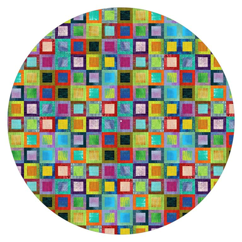 Age Print Panno Feltro Per Giradischi Pattern Mosaic Slipmat